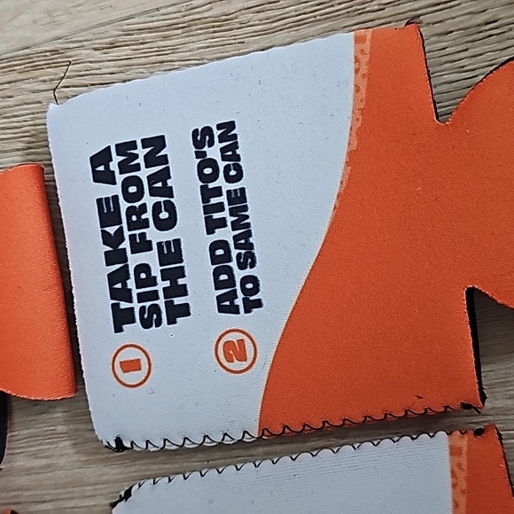 NWOT Tito's Vodka koozies Set of 4 - Picture 3 of 4